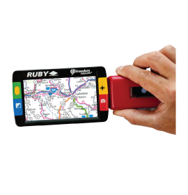 RUBY handheld video magnifier